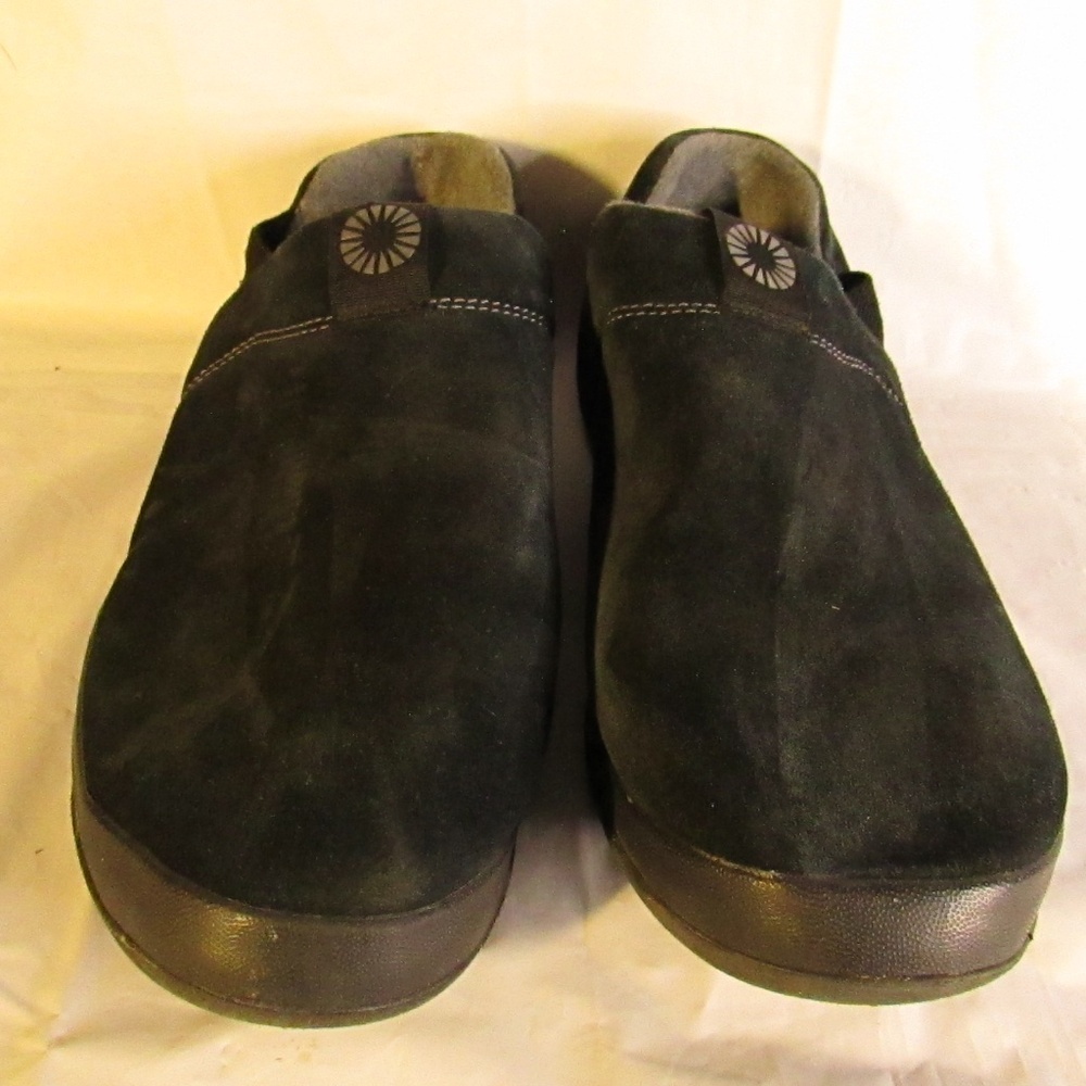 UGG Black Suede Loafers